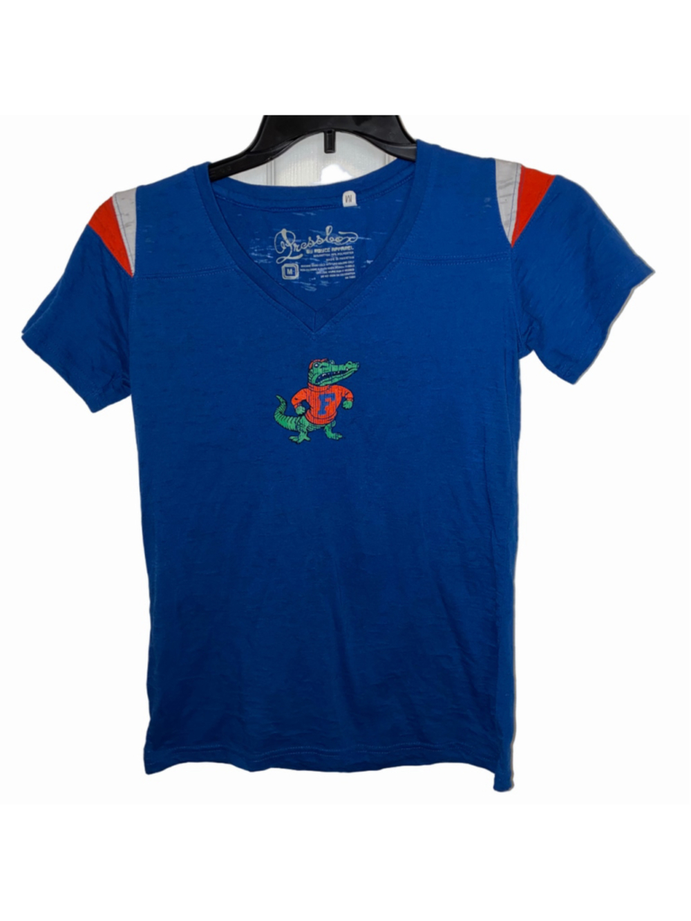 Women's Pressbox Florida Gators Graphic Tee Blue Orange Size M